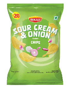 Bikaji Cream & Onion Chips at Best Price
