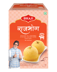 Bikaji Rajbhog - 1.25kg Tin Sweet Available Online 